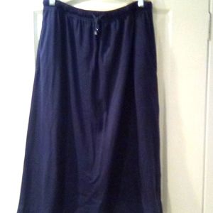 All American Comfort  Solid Skirt Comfortable  Formal Work Women Size L